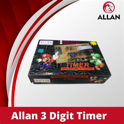 Allan Pisonet Timer 3 Digit / 3 LED Digit Digital Timer single .